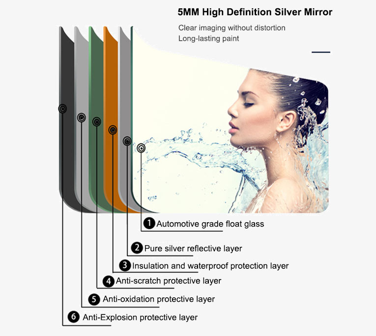 round led mirror black frame 4