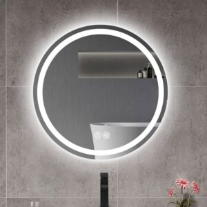 Round LED Mirror for Modern Bathrooms