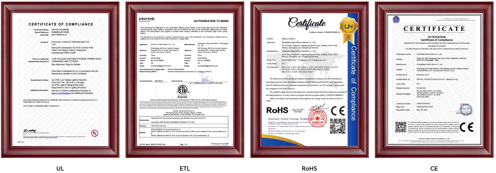 product certification