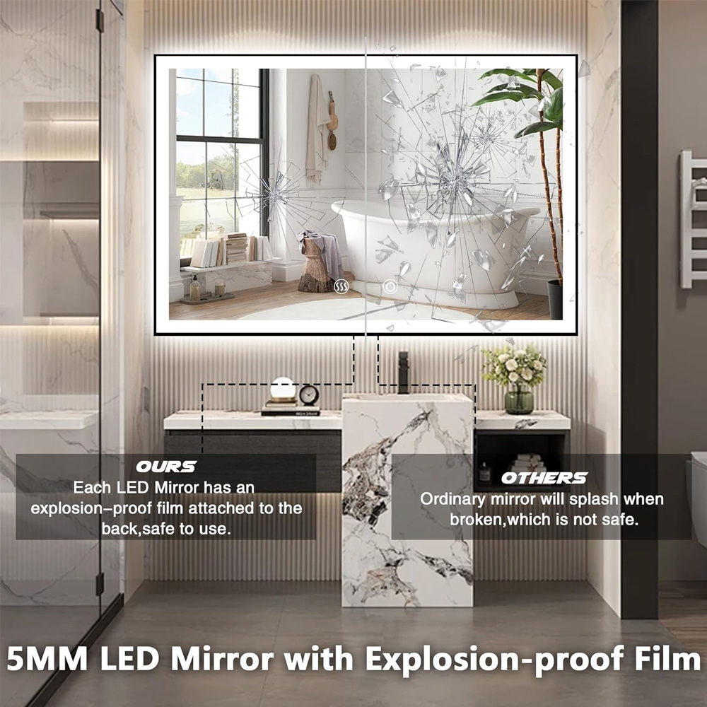 HD glass and explosion-proof film