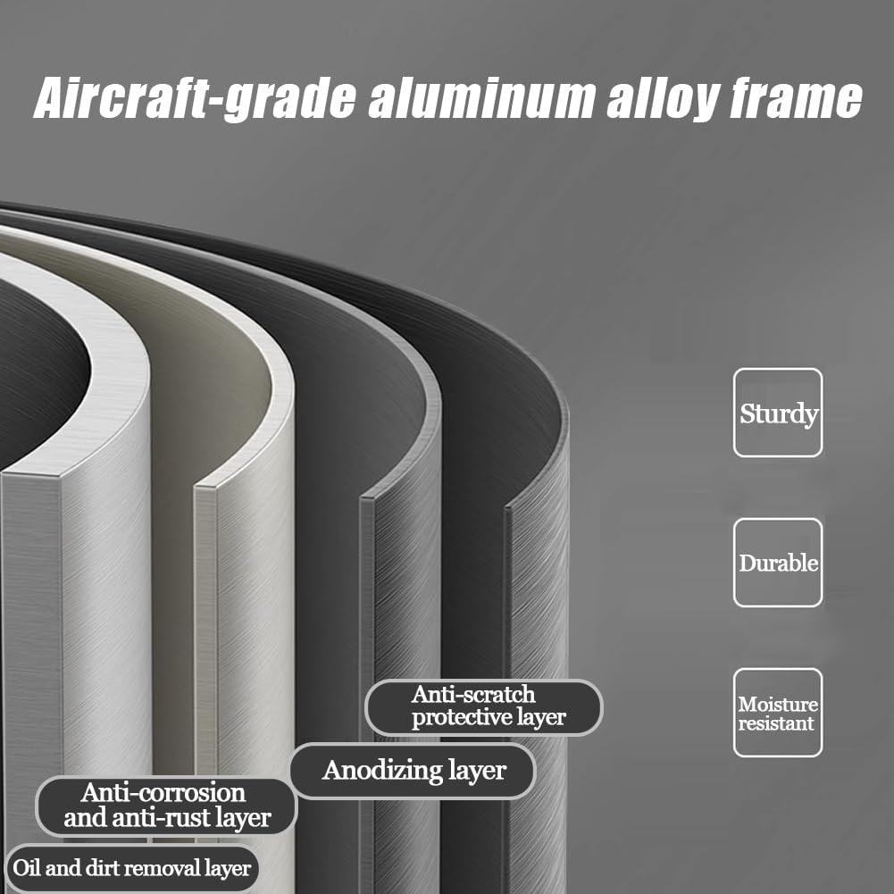 pill shaped black frame bathroom mirror