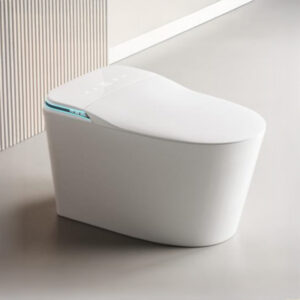automatic flushing smart toilet with soft close seat