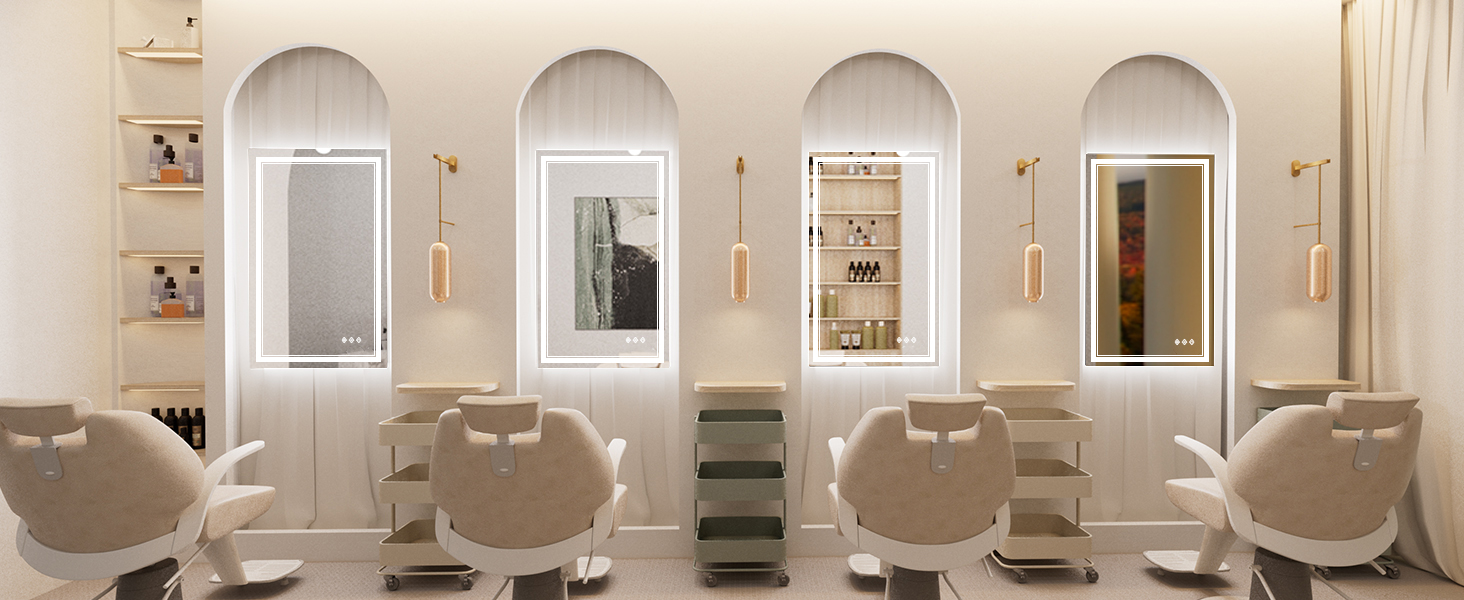 bathroom mirror banner