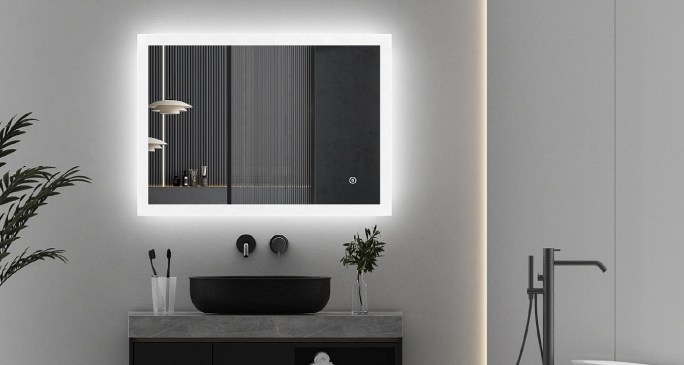 best led bathrroom mirror
