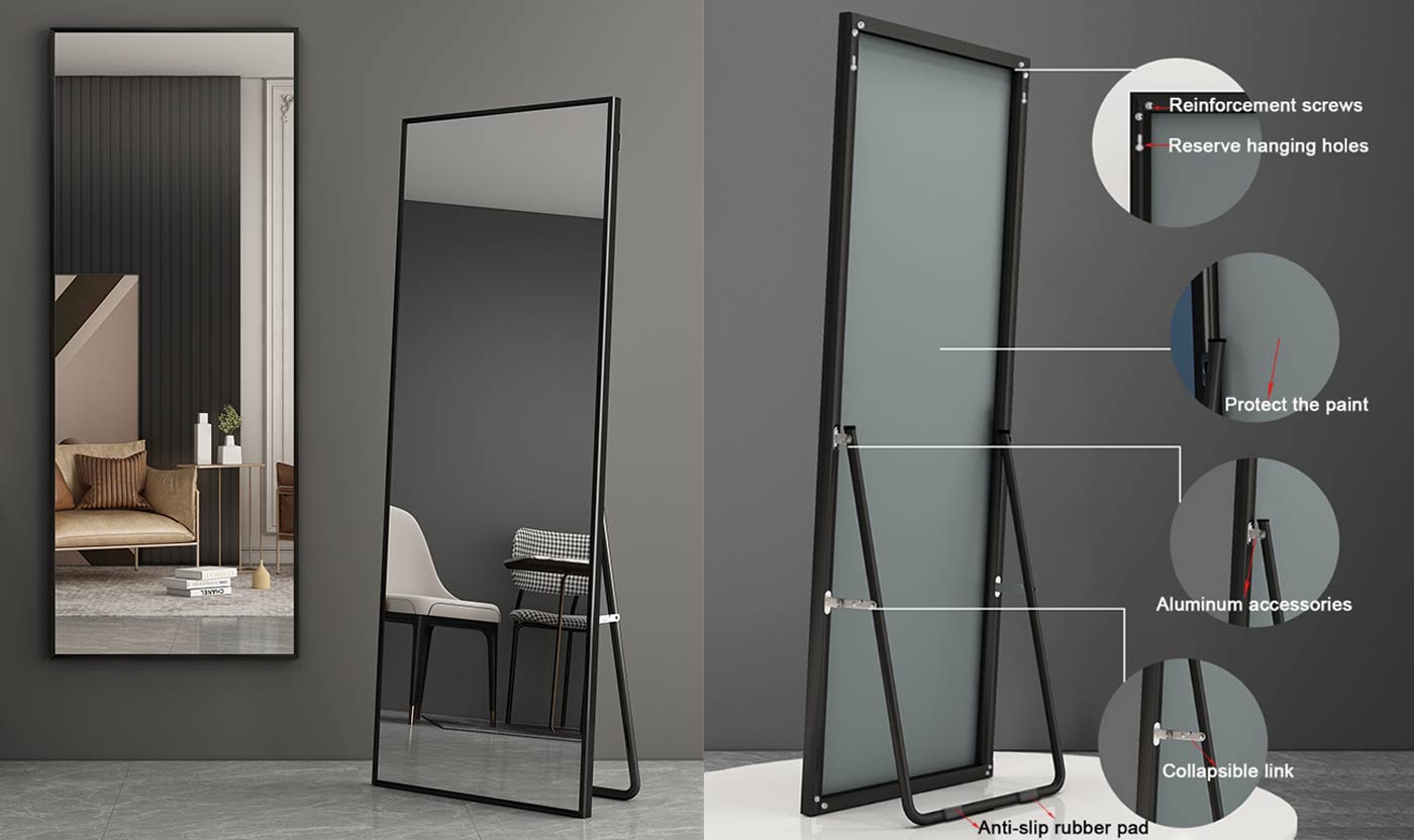 black full body mirror 21