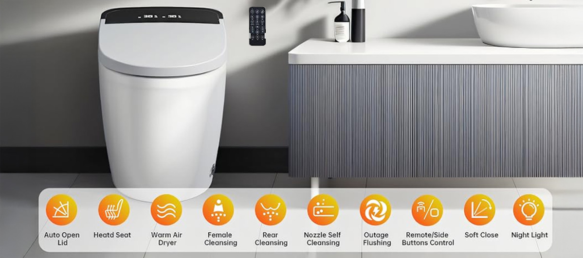 Smart Toilet All Functions