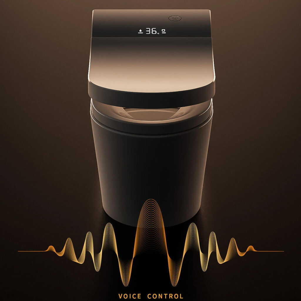 smart toilet voice control