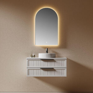elegant wall mounted vanity for european apartments